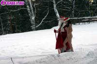 порно фотосессия Голая московская снегурочка и дед мороз фото-5.йпг