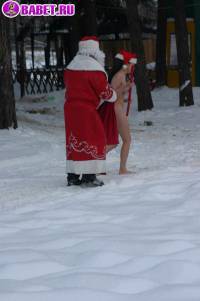 порно фотосессия Голая московская снегурочка и дед мороз фото-66.йпг