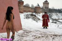 порно фотосессия Зимняя русская нудистка фото-12.йпг