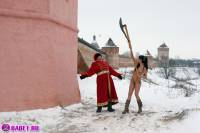 порно фотосессия Зимняя русская нудистка фото-142.йпг