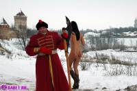 порно фотосессия Зимняя русская нудистка фото-165.йпг