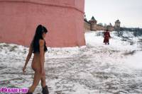порно фотосессия Зимняя русская нудистка фото-5.йпг