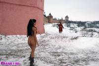 порно фотосессия Зимняя русская нудистка фото-7.йпг