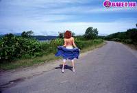 порно фотосессия Рыжая бестыжая полностью разделась фото-5.йпг