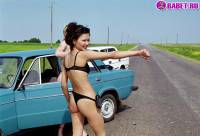 порно фотосессия Сломалсь машина надо раздеваться фото-3.йпг